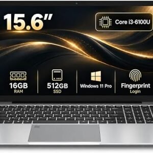 15.6" Win 11 Business Laptop, Core i3-6100U, 16GB RAM 512GB SSD