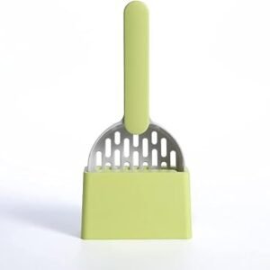 Pet Cat Litter Scoop Filter Cat Litter Cat Poop Cleaning Tool High-grade ABS Plastic Cat Litter Scoop Is Durable and Easy To Clean, 1 Pce (Baseb)