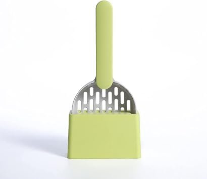 Pet Cat Litter Scoop Filter Cat Litter Cat Poop Cleaning Tool High-grade ABS Plastic Cat Litter Scoop Is Durable and Easy To Clean, 1 Pce (Baseb)