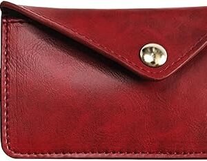 JNNJ Car Faraday Key Fob Protector Pouch, Fireproof Waterproof Anti-Theft Shielding Automotive RFID Key Fob Protection Signal Blocking Bag Pouch Case, Universal Laptops & Tablets(Red)