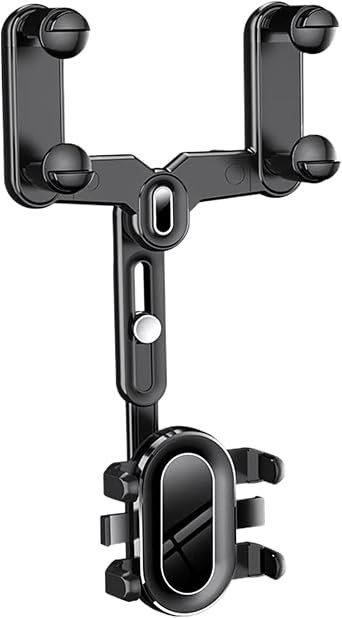 Rearview Mirror Phone Holder For Car Rearview Mirror Phone Holder 360° | Anti-Shake Car Phone Holder Mount For Record Videos, Record Driving Records