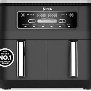 Ninja Foodi 6-in-1 Dual Zone 7.6L Air Fryer, 2 Drawers, Black AF300UK