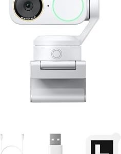 Insta360 Link 2 Pro Arctic White- 4K PTZ Webcam for PC/Mac