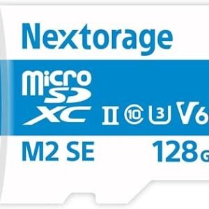 Nextorage Japan Micro SD Card UHS-II 128GB Memory Card V60 4K Nikon camera