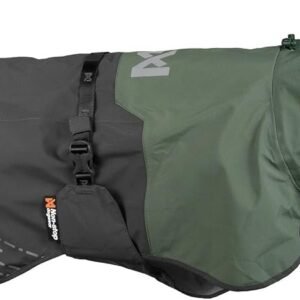 Non-Stop Dogwear Fjord Raincoat, Green/Grey - 55