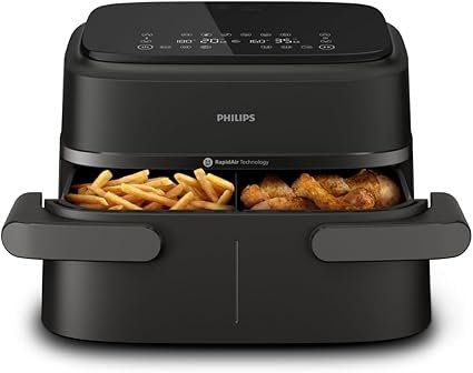 Philips Air Fryer 1000 Series Dual Basket 7.1L Mega Draw or Dual 3.5L+3.5L
