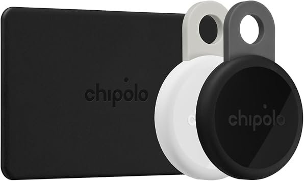 Chipolo Bundle (2x LOOP + CARD) – Rechargeable Bluetooth Tracking tag | Item Locator for Keys & Bags and Wallet Tracker, Compatible with Apple or Google...