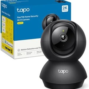 Tapo C211 2K 3MP Pan/Tilt Indoor Security Camera Pet Camera CCTV Camera | Dog Cat Camera, 360 View, House Wi-Fi Camera, Night Vision, Baby Camera, AI Motion...