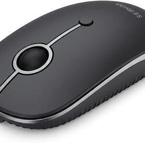 Seenda MOU001 Bluetooth Mouse, Wireless Mouse Rechargeable, Black & Grey