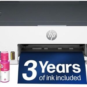 HP Smart Tank 210 Wireless Printer | Perfect for Everyday Home Use | Print only | Self-healing Wi-Fi | A4 | Smart buttons | Low on ink sensors | Refillable | Includes up to 3 Years of Ink