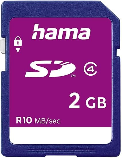 Hama SD Card 2GB Class 4 10mb/s with Write Protection