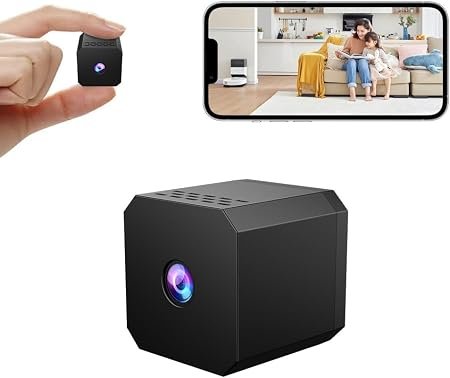1080P HD Wireless WiFi Camera, Security Camera, Mini Security Camera with Night Vision, HD Portable WIFI Camera, Intelligent Motion Detection, App Controlled, Indoor Camera