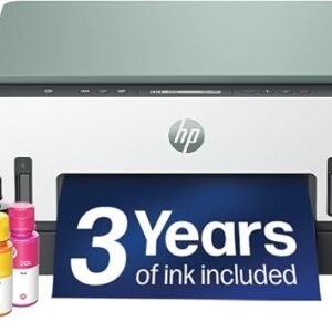 HP Smart Tank 7007 All in One Printer | Perfect for Home | Colour | Wireless | Print, Scan, Copy | Includes up to 3 Years of Ink | Refillable | 2-Sided Printing | Easy Setup | Reliable Wi-Fi