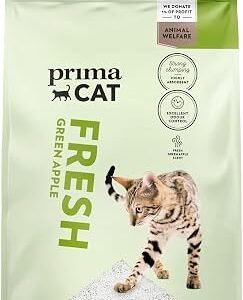 PrimaCat - Hygienic Apple Scented Cat Litter, Long Lasting Clay, 10L