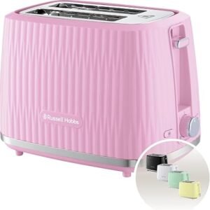 Russell Hobbs Eden 2 Slice Toaster, 800W, 6 Browning Settings, High Lift