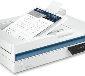 HP ScanJet Pro 2600 f1 Flatbed Scanner | Automatic Single-pass, two-sided Document Feeder| 25ppm/50ipm | 60 Page ADF | 1200 dpi resolution | USB 2.0 | Letter; Legal; Executive; A4; A5; A6; B5; B5 |