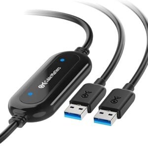 Cable Matters USB 3.0 Data Transfer Cable, PC to PC Transfer Cable, 2m