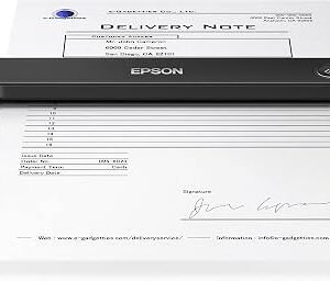 Epson Workforce ES-50 Ultra Portable A4 Document Scanner USB 3.0, 200-600dpi, 5.5 seconds per page, Scan to Cloud or e-mail, Searchable PDF