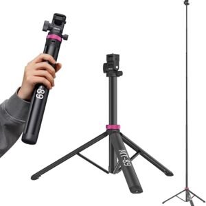 Lamicall Mobile Phone Tripod, Flexible Camera Tripod With Remote | 3-IN-1 Mini Smartphone Tripods Mount, 360? Rotating Phone Stand Filming, for Vlog, Cellphone, Camera, Pocket 3/4, Travel