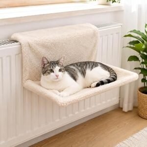 ezkart - Cozy Cat Basket Bed Soft Washable Nest for Cats, Kittens & Puppies