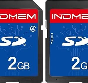 SD Card 2GB Class 4 Flash Memory Card 2G Camera Card 2 Packs