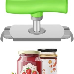 Glass Bottle Opener - Jar Opener with Adjustable Handle, Easy Open Jar Opener | Adjustable Stainless Steel Can Opener, Easy Grip, Effortless Bottle Opener Wrench, Manual