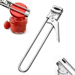 Adjustable Can Opener, Multifunctional Stainless Steel Jar Opener, Manual Lid Opener for Jars and Bottles, Easy Grip Jar Opener for Weak Hands, Kitchen Gadget (1PCS)