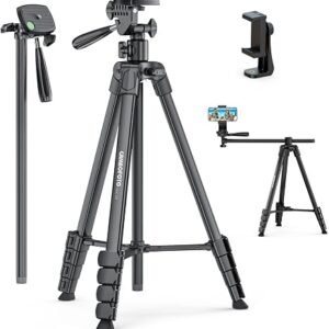 Lamicall Mobile Phone Tripod, Flexible Camera Tripod With Remote | 3-IN-1 Mini Smartphone Tripods Mount, 360? Rotating Phone Stand Filming, for Vlog, Cellphone, Camera, Pocket 3/4, Travel