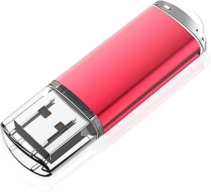 KOOTION 32 GB USB 2.0 Flash Drive Thumb Drive Memory Stick Pen Drive with LED Indicator, Red
