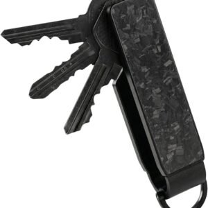 Aluminium Key Organizer Holder with Clip, Compact Keychain with Easy Access.
