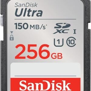 SanDisk 256GB Ultra SDXC Card, SD Card, Memory Card With Up To 150 MB/s Read Speeds, For Entry Level And Mid-range Compact Camera's, Full HD Video, UHS-I, Class 10, U1