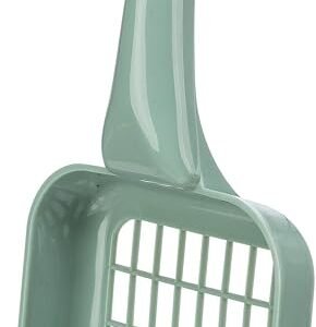 Trixie Medium Cat Litter Scoop - Quick Cleaning, Recycled Plastic, Hanging Hole - Grey