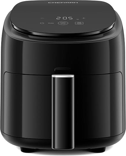 Chefman 2L Mini Air Fryer, PFAS-Free Nonstick Basket, Digital Timer