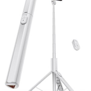 ANXRE 71" Magnetic Phone Tripod with Universal Clamp,N Mag3 Selfie Stick | Tall,Rechargeable Remote,Stable Tripod Leg,Portable Stand for Travel Vlogging Filming,Compatible with All iPhone Android