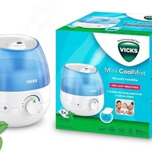 Vicks Mini Cool Mist Ultrasonic Humidifier - 1.6L Tank