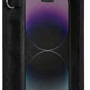 Faraday Bags for Phone & Car Keys (1 Pack), Signal Blocking Faraday Pouch, Car Key/WiFi/RFID/GPS Signal Blocker,Privacy Protection Sleeve, Anti-Tracking Phone Case Black