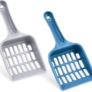 2 Pcs Cat Litter Scoop, Fast Sifting Cat Poop Scoop ? Litter Cleaning Tool