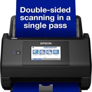 Epson WorkForce ES-580W Wi-Fi High-speed Auto Feed Colour Scanner with Touchscreen and OCR Software