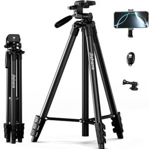 Fotopro Camera Tripod, Mini Flexible Extendable Tripod Stand with Extension Pole Compatible with Canon Nikon Sony Cameras Phone