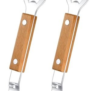 HANCELANT Can Punch Bottle Opener, Manual Stainless Steel Can Opener 2 Pack