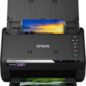 Epson FastFoto FF-680W Wireless High-Speed Photo and Document Scanning System Black