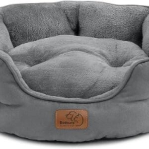Bedsure Cat Bed for Indoor Cats Round Washable, 51x48cm