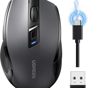 UGREEN Wireless Mouse, Bluetooth Mouse & USB Dual Modes Computer Mouse