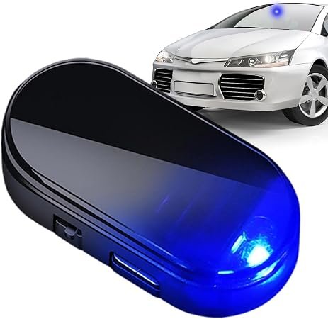 Car Alarm System Lamp, Anti Theft Solar Car Alarm Light, Simulated Fake | Solar Anti-theft Warning Light, Waterproof, Car Alarm System Lamp With USB Port...
