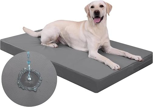 Waterproof Large Dog Bed for Crate,Orthopedic Dog Mattress,88x55x7cm
