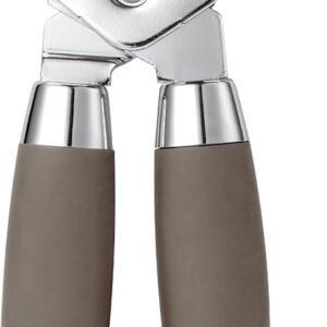 Tin Opener Manual, Heavy Duty Can Opener for Arthritic Hands, Brown