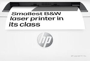 HP LaserJet M110w Wireless Black & White Printer | 1 Year Limited Warranty | Print from phone or tablet | Smallest laser in its class | 150 sheet input tray |Print speed up to 20ppm