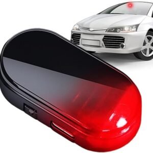 Car Solar Power Anti Theft Led Flashing Security Light, Solar Alarm Light | Solar Powered Car Anti Theft Warning Light, Long Lasting Alarm Box with Flashing...