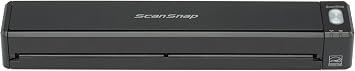 ScanSnap - iX100 (BLACK) Document/Photo/Business Card - Scanner -,12ppm/12ipm, USB/Mains Powered USB2.0, LED. Mobile/Portable Scanner, Scan A4, A5, A6, B5, B6, Wi-Fi or USB, 600 dpi, HIGH SPEED