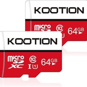 64GB Micro SD Card 2 Pack Ultra Micro SDXC Memory U1 Card Class 10 Micro SD Cards 64GB High Speed TF Card R Flash, C10, U1, 64 GB (2 Pack)